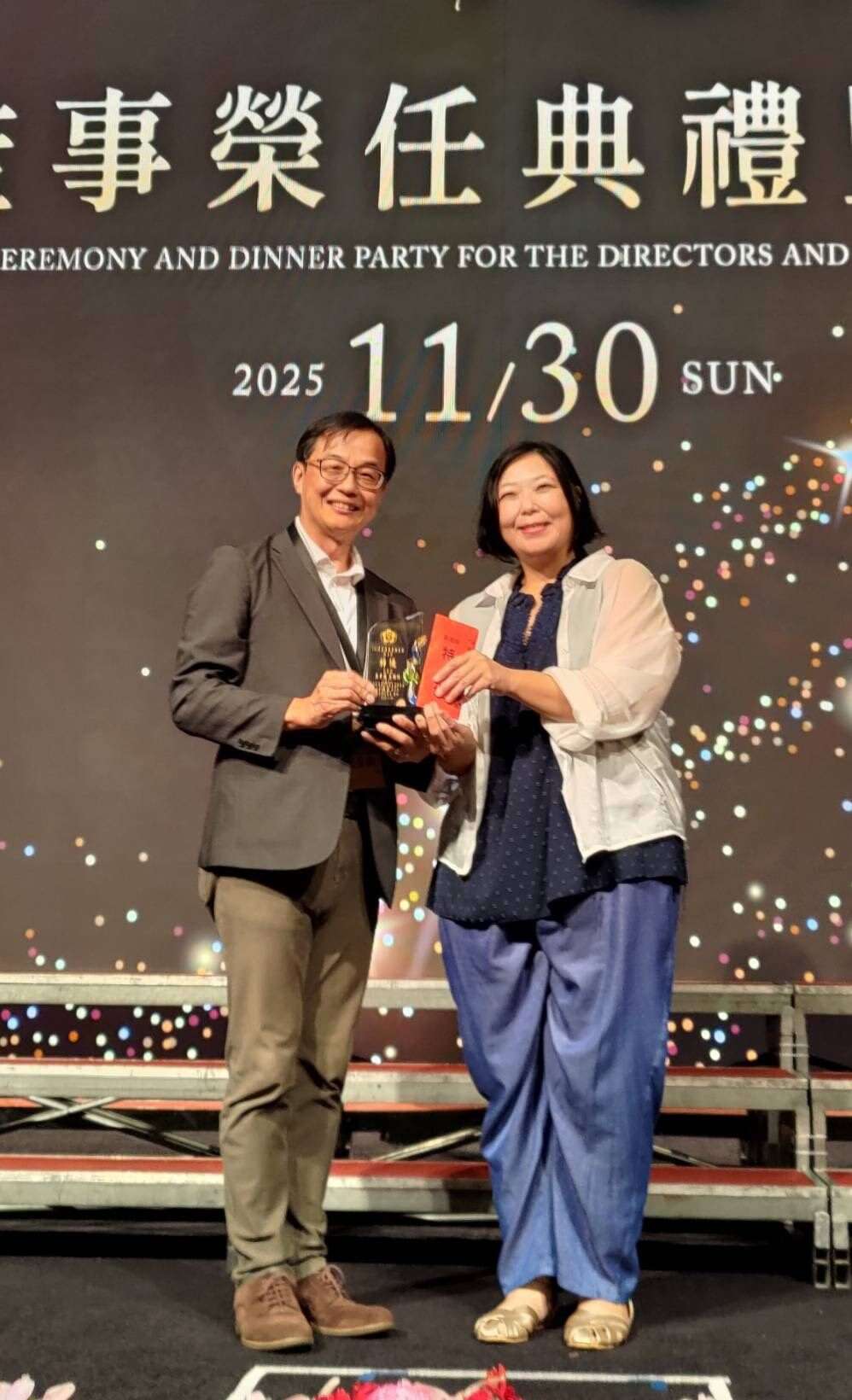 周明慧主持的《LOHAS健康有约》单元《驾驶一定「药」知道》荣获声音组特优奖殊荣（图片来源：台北市政府观光传播局）