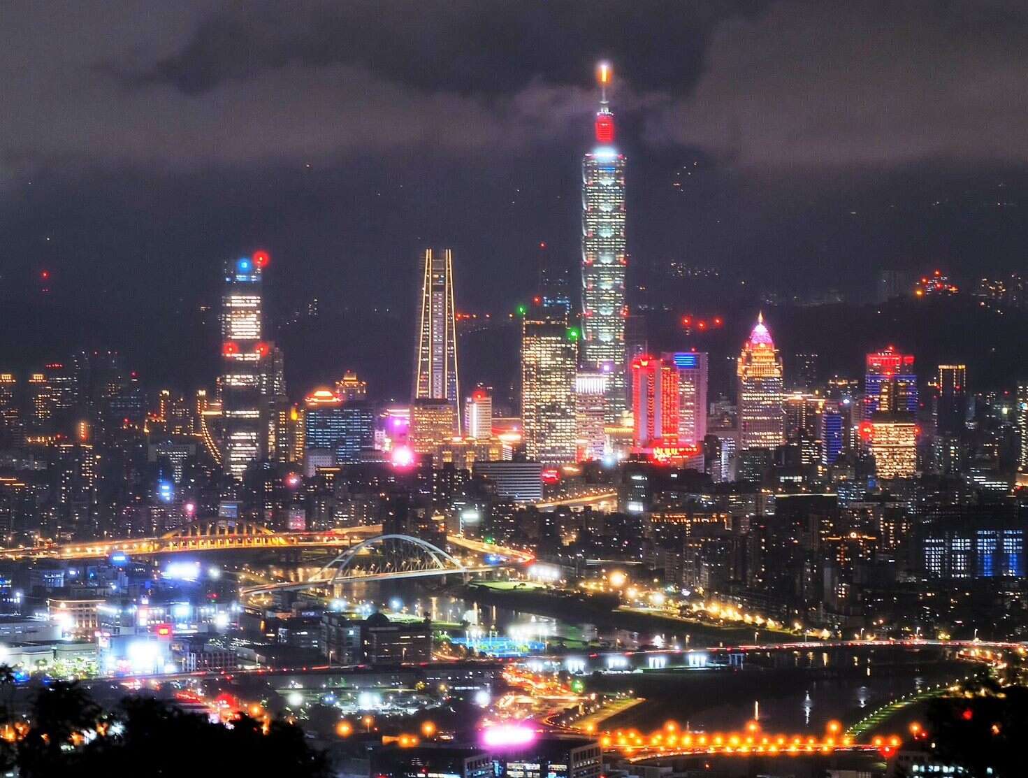 碧山露营场空中廊道景色（图片来源：台北市政府工务局大地工程处）