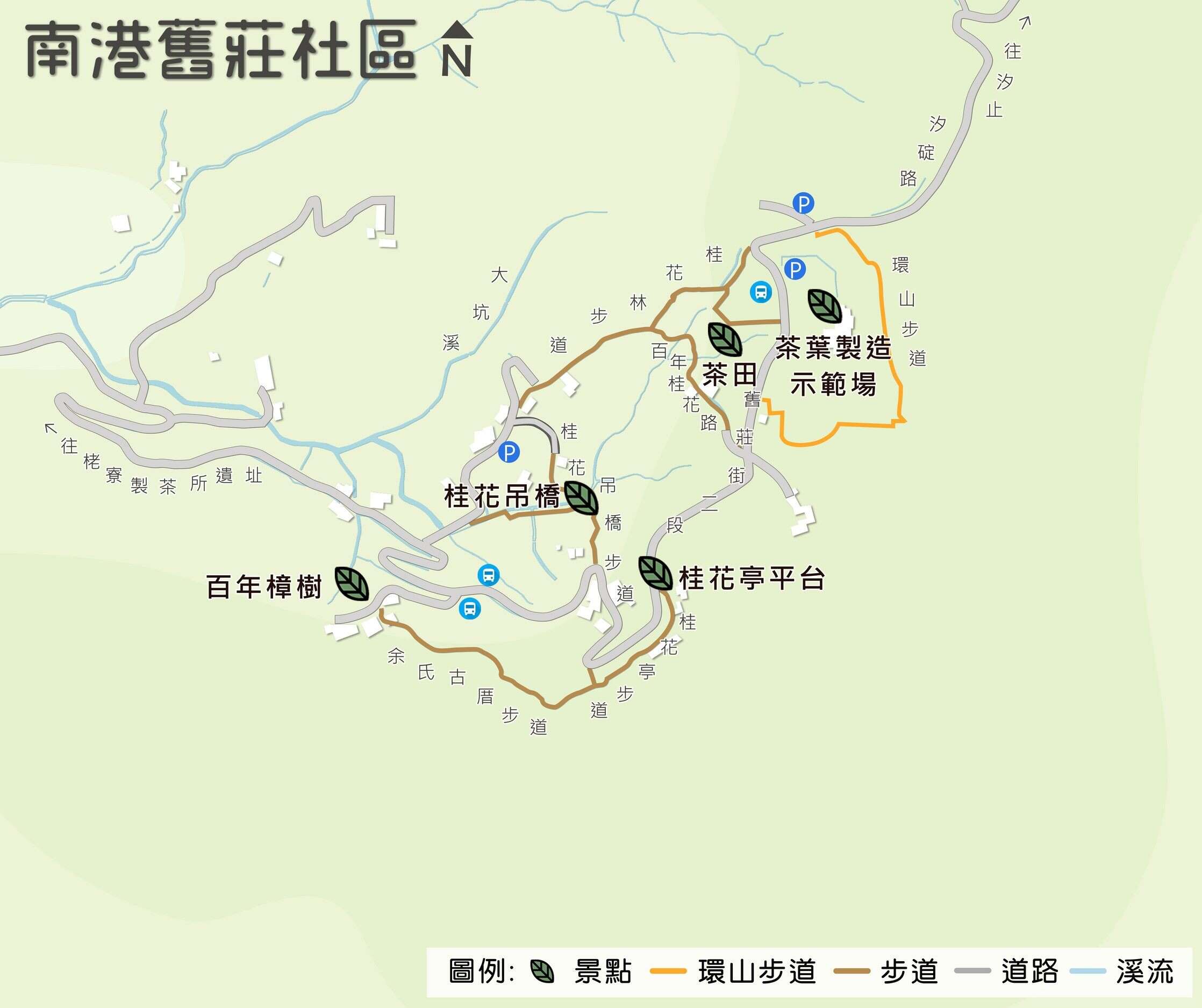 旧庄社区地图（图片来源：台北市政府工务局大地工程处）