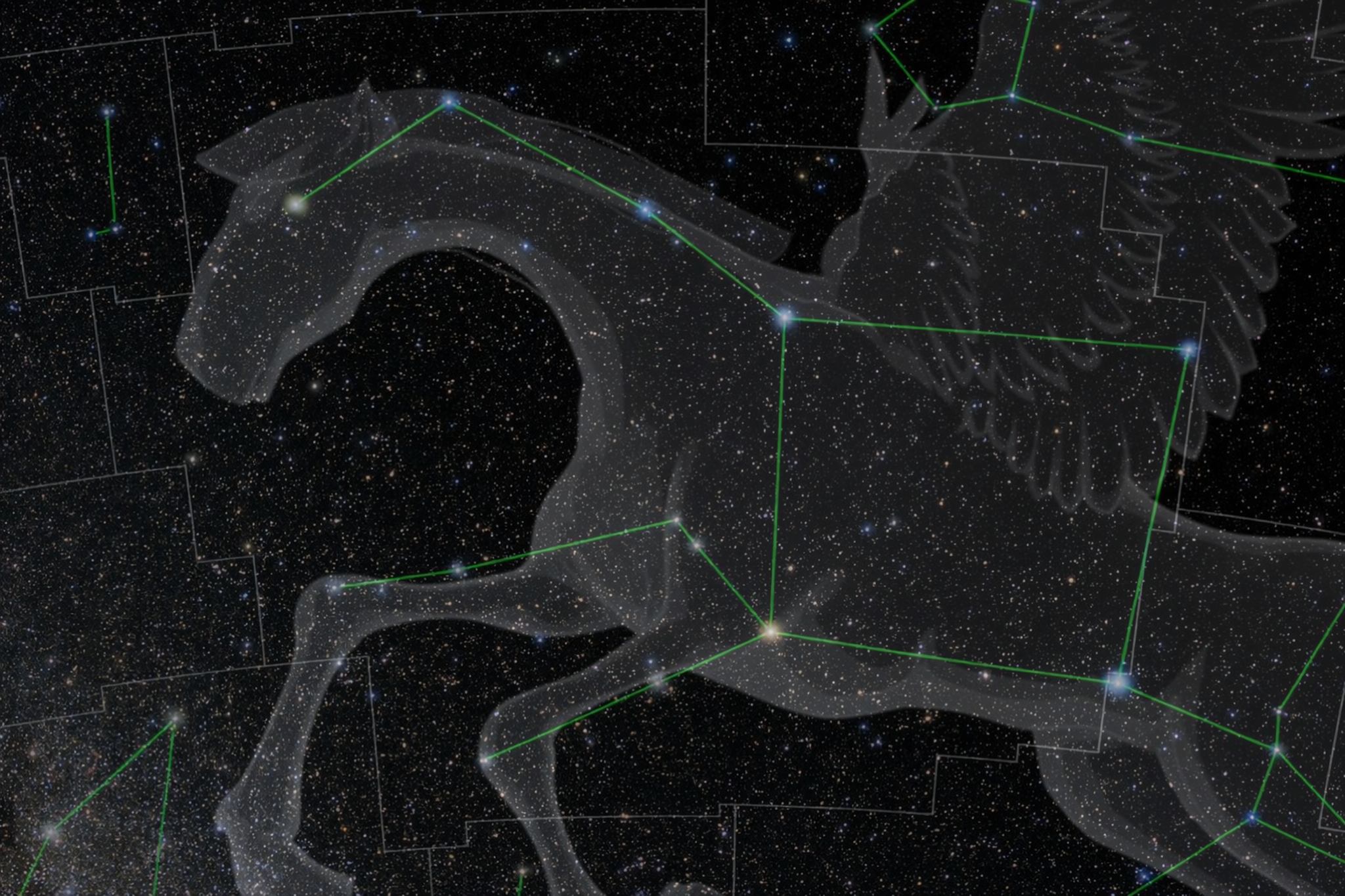 飛馬座星空示意圖/底圖來源：NOIRLab（圖片來源：臺北市立天文科學教育館）