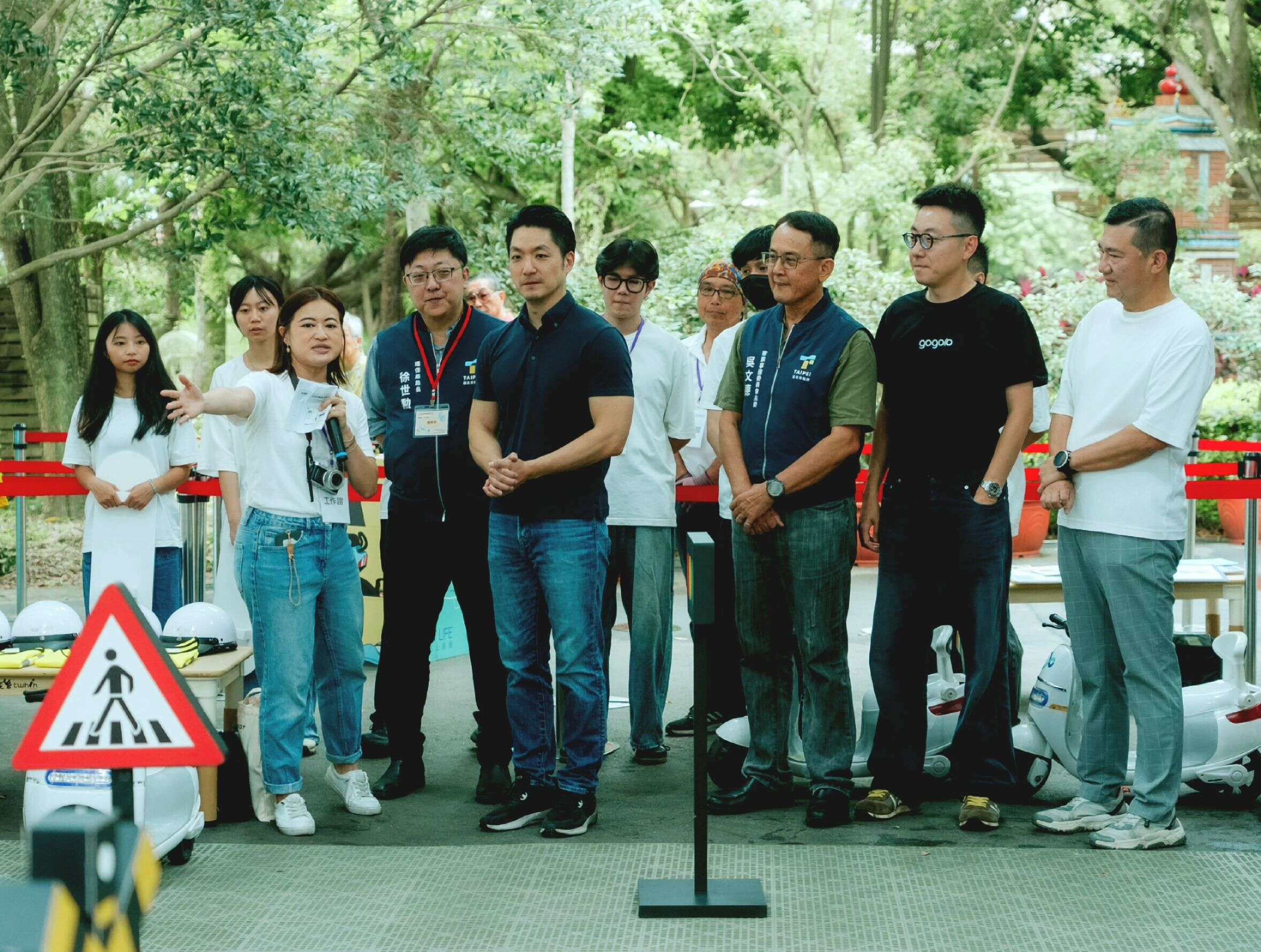 蒋万安市长出席净零新生活7日挑战说明（图片来源：台北市政府环境保护局）