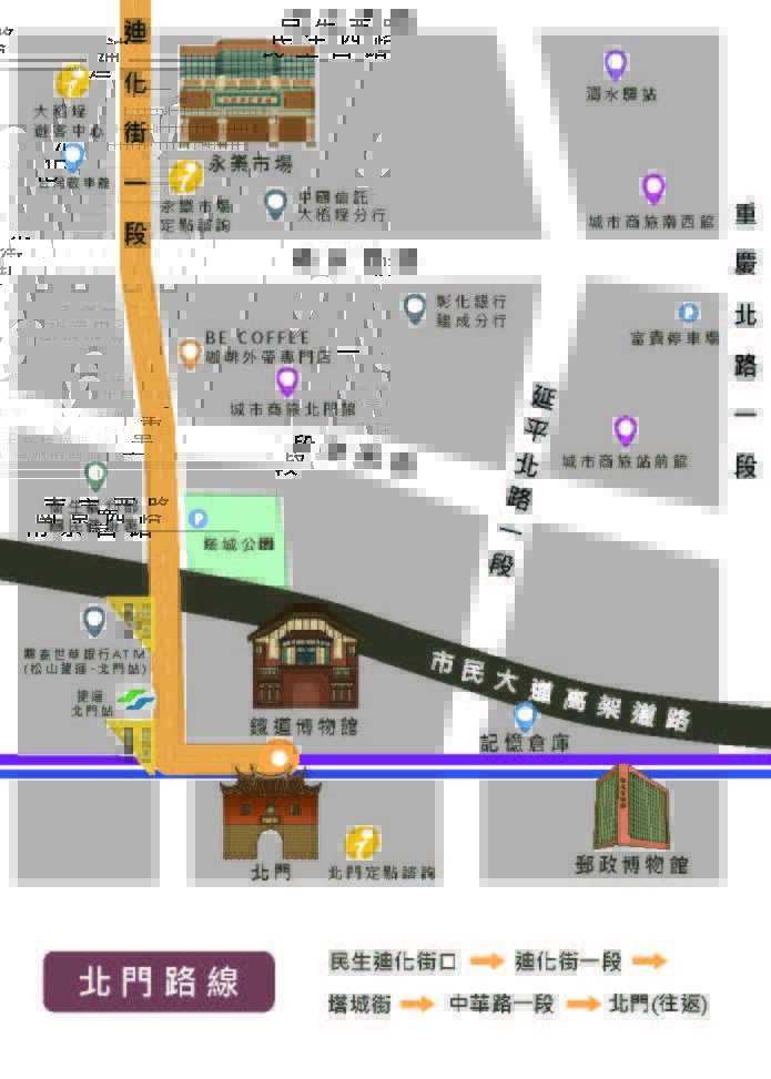 北门 地图