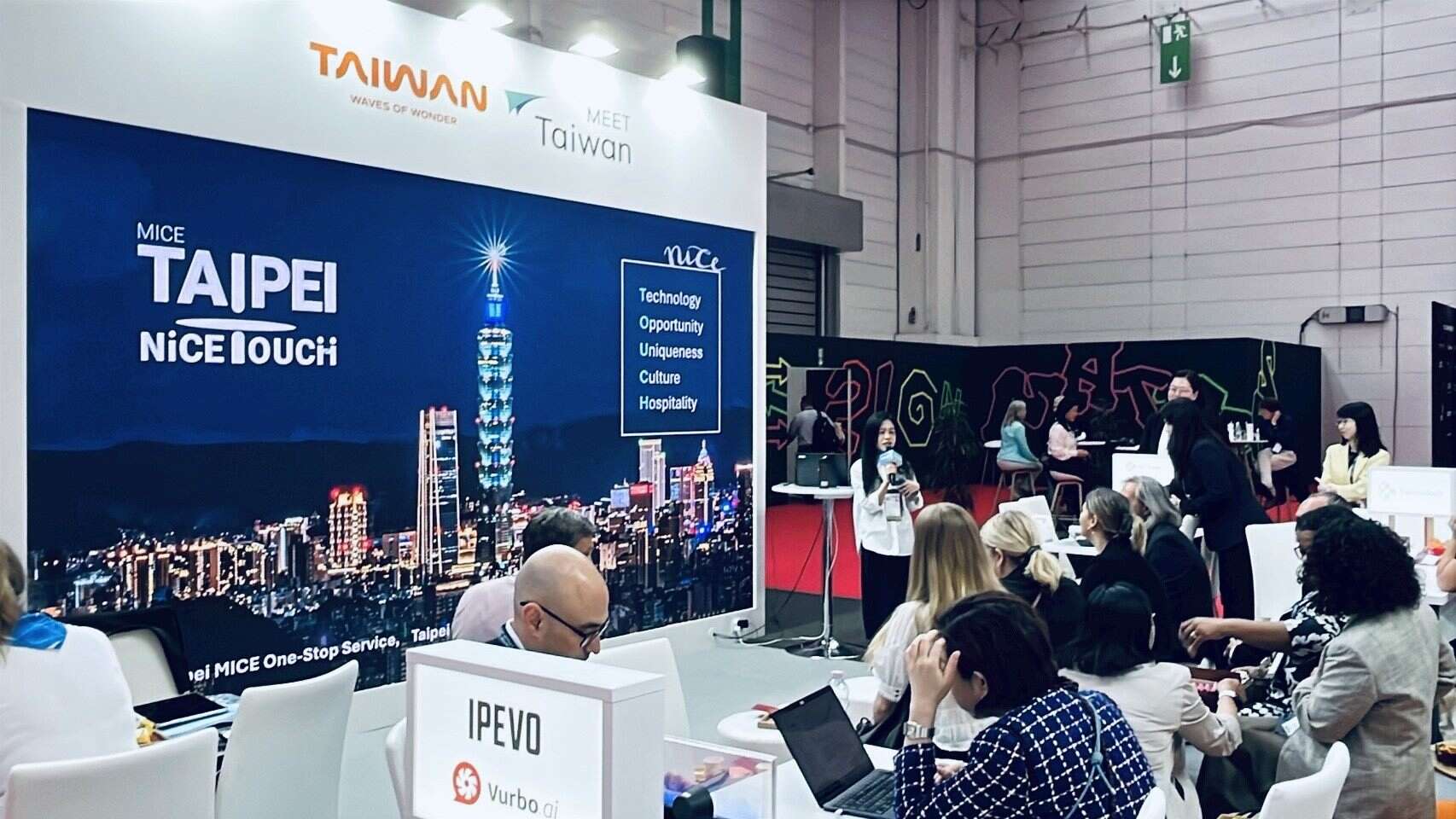观传局赴全球重要会展专业展会「2026国际奖励旅游与会议展（IMEX Frankfurt）」，持续向欧洲及全球推广台北会展环境（图片来源：台北市政府观光传播局）