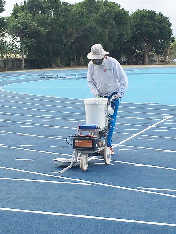 Zhongzheng High School Track Puts On a New Look!<br> First International Certified Training Venue for the Universiade
