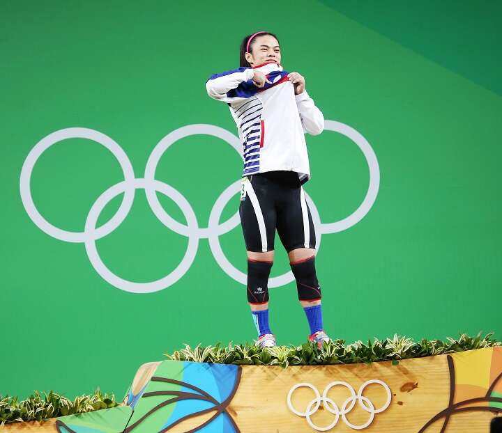 女子重量挙げ・許淑浄選手