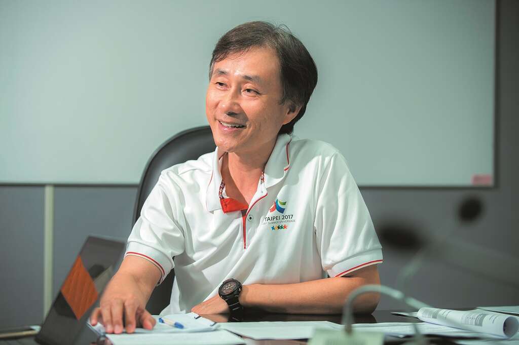 台北市衛生局副局長陳正誠有自信地表示，世大運醫療防護已經準備好了！ （攝影／黃建彬）