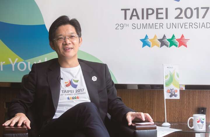 Ever promoting the Taipei 2017 Universiade, You Shiming travels around the world. (Photo: Liu Xianchang)