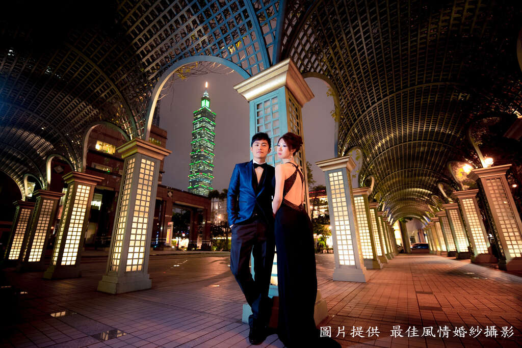 台北市婚纱拍摄景点照片