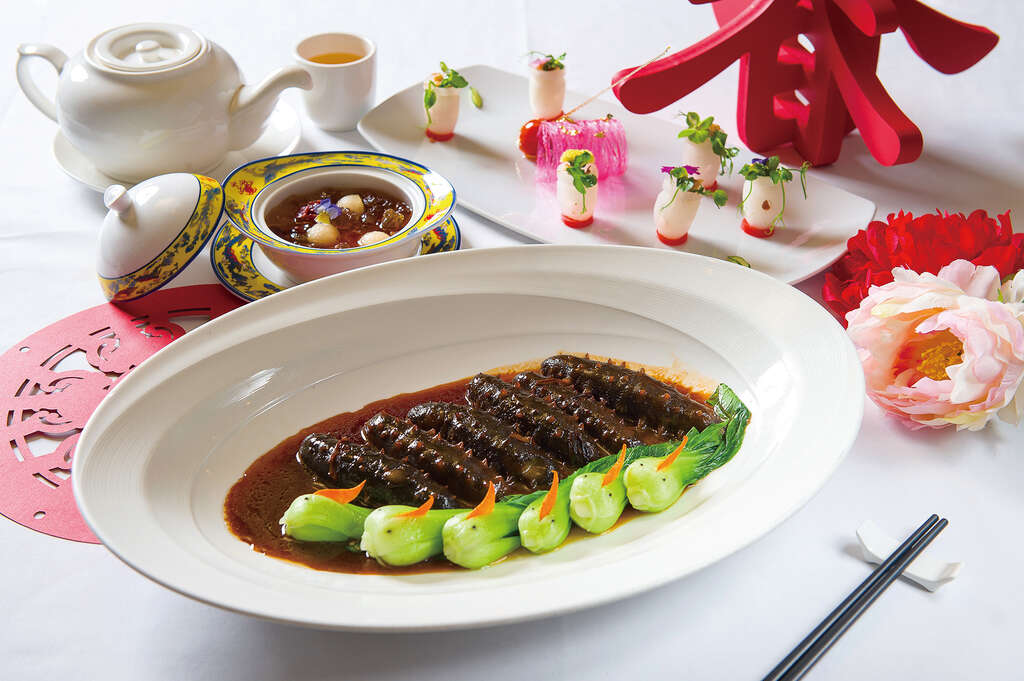 盘饰青江菜小鸟