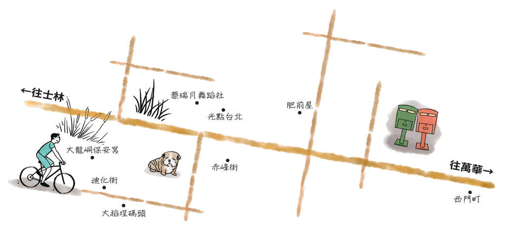 中山北路周边地图